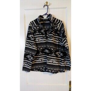 Eddie Bauer W XXL Fleece Half Zip Pullover Sweater  casual eclectic outdoor cozy